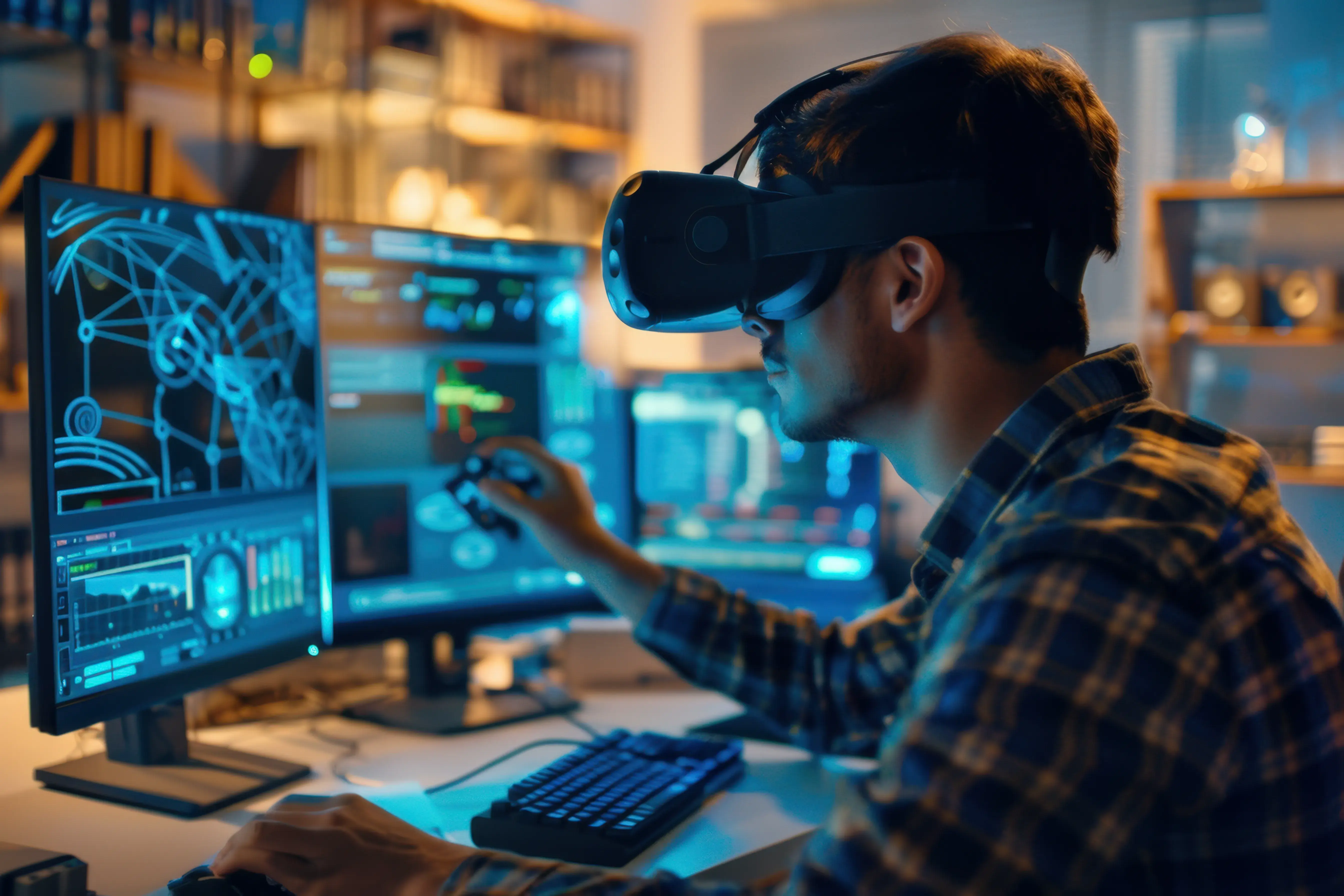 Custom AR VR development services for startups and enterprise businesses