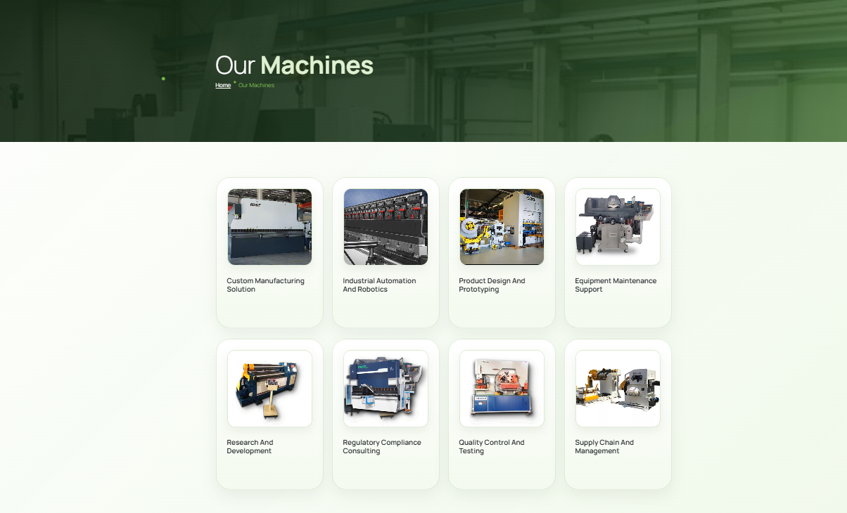 Excel Machineries screen 4